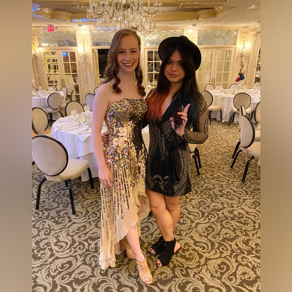 Sherri Hill prom dress high-low